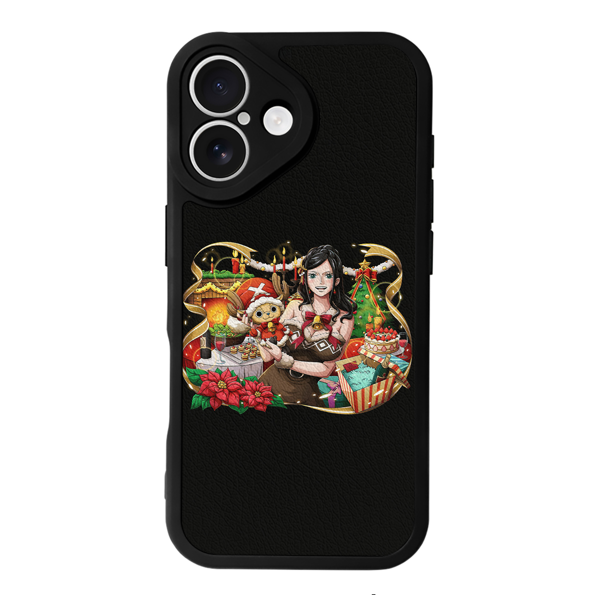 （画像用） ワンピース ニコ・ロビン ONE PIECE Nico Robin 【iPhone 16シリーズ対応】シリコンスマホケース（レザー調） 材質：シリコン